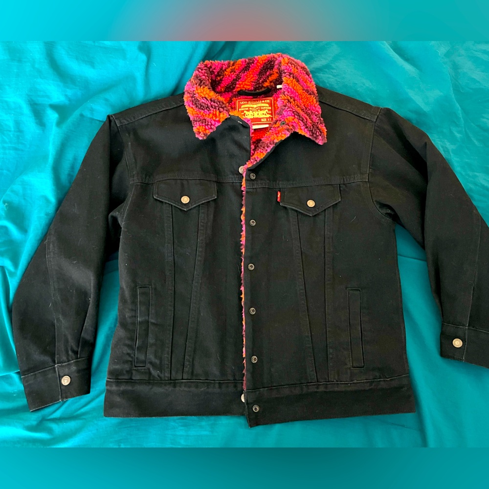 Levi black denim